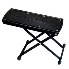 Guitar Foot Rest Stool Height Adjustable Footstool 1 Count Pack of 1 , Black