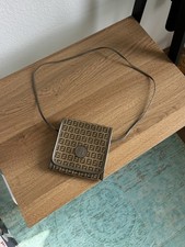 Borsa a tracolla piccola vintage Fendi / monogramma originale / unisex