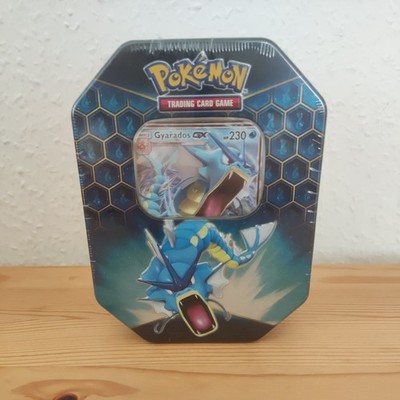 Pokemon Hidden Fates Gyarados GX Tin Box Englisch Verborgenes Schicksal Garados