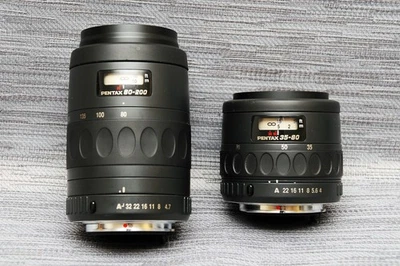 smc PENTAX-F Zoom-Objektiven SET / 35-80mm + 80-200mm - Bild 1 von 4