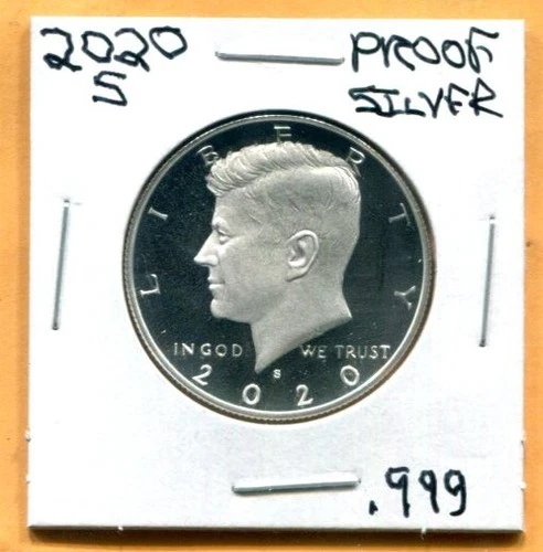 Gem 2020-S Proof Ultra-Cameo Silver (.999) Kennedy Half Dollar - Free Shipping