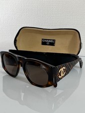 CHANEL Coco Mark CC Logo Sunglasses Pre-Owned Tortoiseshell Italy Auth M03510