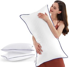 Bed Pillows for Sleeping, Queen Size Set of 2 Luxury Hotel Pillows