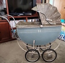 VTG SOUTH BEND TOY Baby Doll Carriage Buggy Stroller NEEDS PAINT REPAIRS