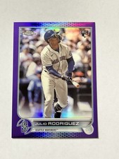2022 Topps Chrome Update Series - Julio Rodriguez #USC150 Purple Refractor (RC)