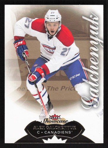 2014 Fleer Showcase Alex Galchenyuk [White Hot Prime] #94 card