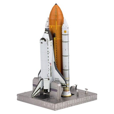 Metal Earth Fascinations Premium Series Space Shuttle Launch Kit Small, Grey 