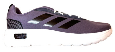 Adidas Cloudfoam Comfy LE 3 Men's Size 11.5 Purple Black Slip-On Shoes NEW