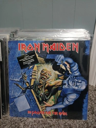 Iron maiden 1990 USA pressing  no prayer STILL SEALED red vinyl LP.