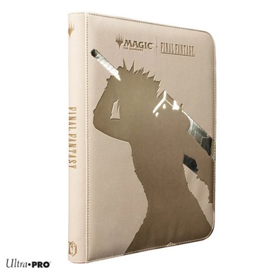 MTG Magic the Gathering: ''Final Fantasy'' Cloud 9-Pocket Zippered PRO-Binder