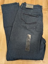 Natural Reflections High Rise Slim Leg Jeans Women's 14A Dark Wash Stretch