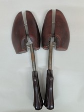 Vintage Wood Shoe Stretcher Form shoe Trees pair Shoe Keeper Travel Tree 5 4Q