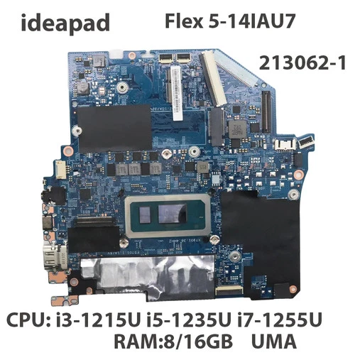 For Lenovo ideapad Flex 5-14IAU7 213062-1 Motherboard W/ CPU:i7-1255U RAM:8/16G