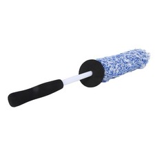 Blue Car Wheel Tire Cleaning Brush Microfiber Soft Multipurpose Long Reach For E