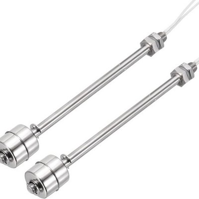 Stainless Steel Float Switch 150mm Rod 110V DC Vertical Water Level Sensor M10