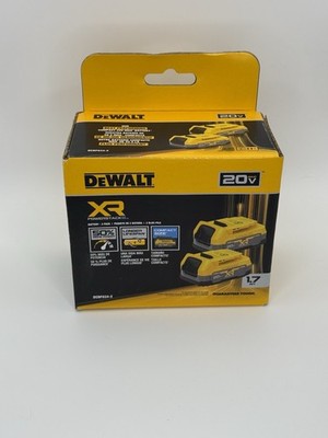 DEWALT XR POWERSTACK 20V MAX 1.7Ah Li-Ion Battery 2-Pack DCBP034-2