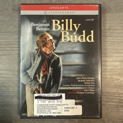 Billy Budd DVD - Benjamin Britten Opus Arte Herman Melville - Ex-Library