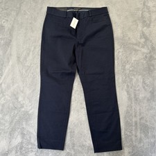 Banana Republic Modern Sloan Skinny Navy Stretch Slim Ankle Pants 8 Petite NWT