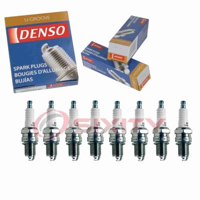 8 pc Denso Standard U-Groove Spark Plugs for 1972-1983 Jeep Wagoneer 5.9L dd