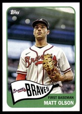Matt Olson 2023 Topps Archives #149 Atlanta Braves FREE SHIPPING AutographDen