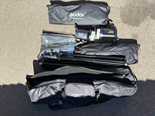 Godox SL60II Bi 2x 60W Bi-Colour LED Continuous Light Kit w/ Softboxes & Stands
