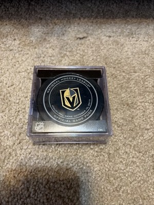 2017-18 Vegas Golden Knights Inaugural Game (10/10/2017) Official Game Puck