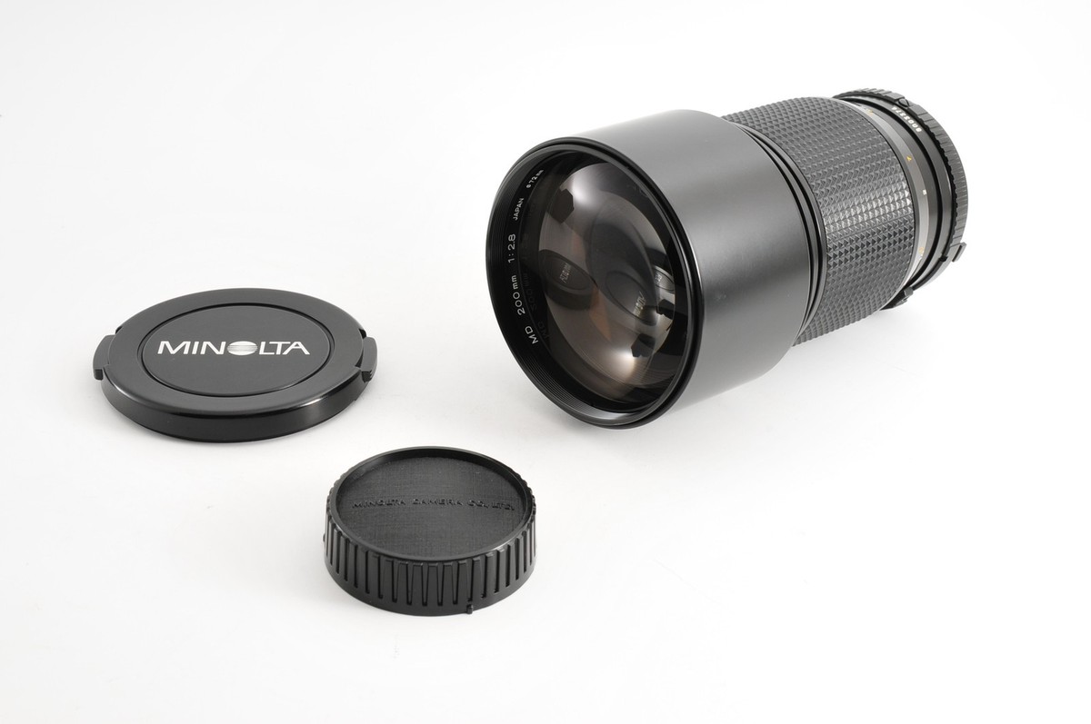MINT Minolta New MD 200mm F2.8 MF Manual Focus Telephoto Lens SR