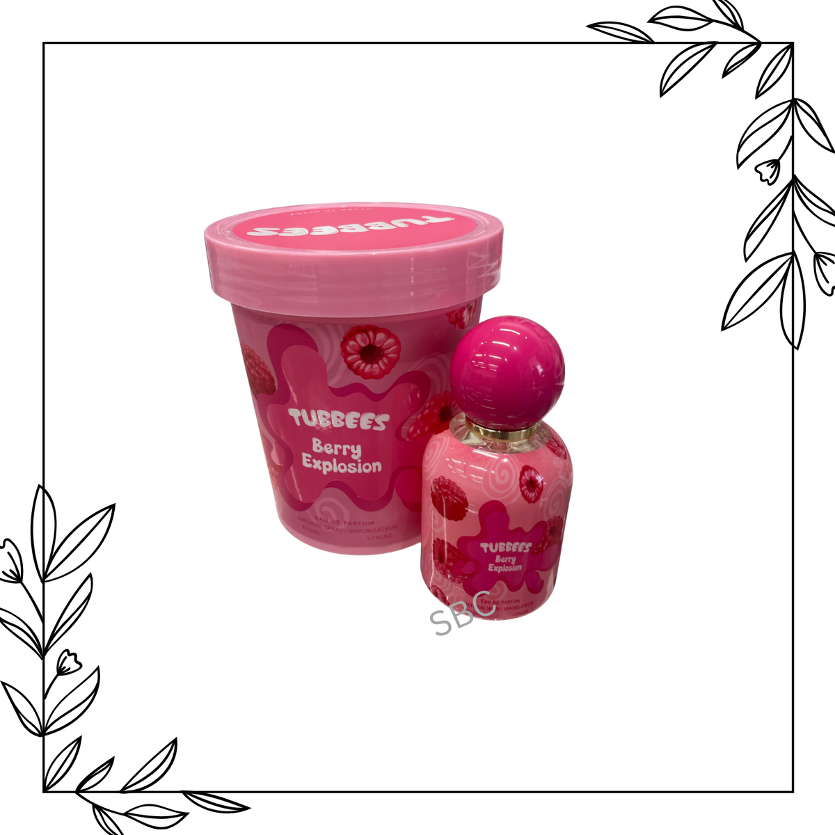 Tubbees BERRY EXPLOSION by Grandeur 1.7 Oz Eau de Parfum Spray New