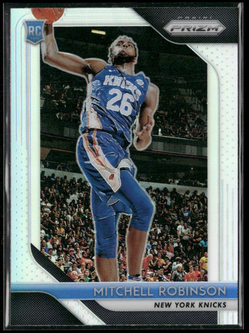 2018-19 Panini Prizm Mitchell Robinson #227 Silver Prizm Rookie RC Knicks
