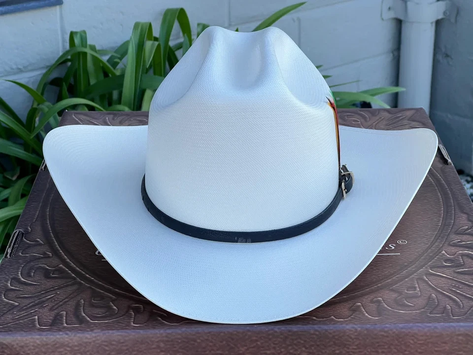 Original White Diamonds 10,000X Sinaloa Western Cowboy Hat - Sombrero Vaquero - Image 3 of 4