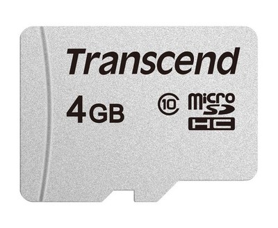 Transcend 4Gb Micro Sdhc Class 10 Uhs-I U1 Flash Card NEU
