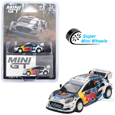 #ad Mini GT 1:64 Ford Puma Rally1 #16 M Sport Ford WRT 2024 Rally Finland 3rd #1074 $16.99