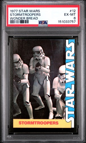 1977 Wonder Bread Star Wars #12 Stormtroopers — PSA 6