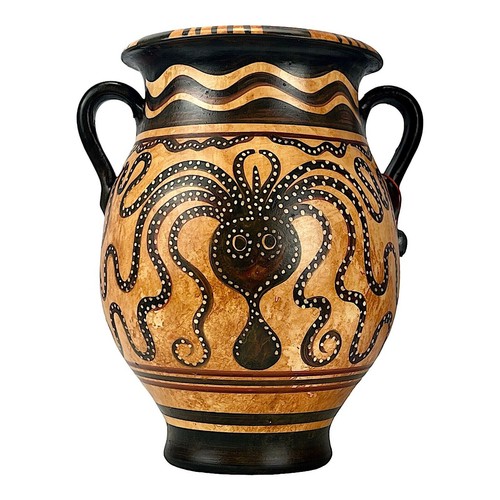 Mycenaean Octopus Vase Minoan Marine Style Ancient Greece Pottery eBay