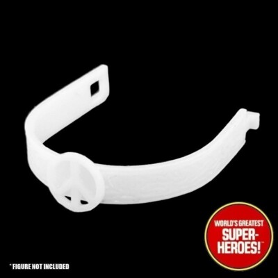 Mego Dinah-Mite White Peace Belt Custom 3D Printed For 8  Action Figure