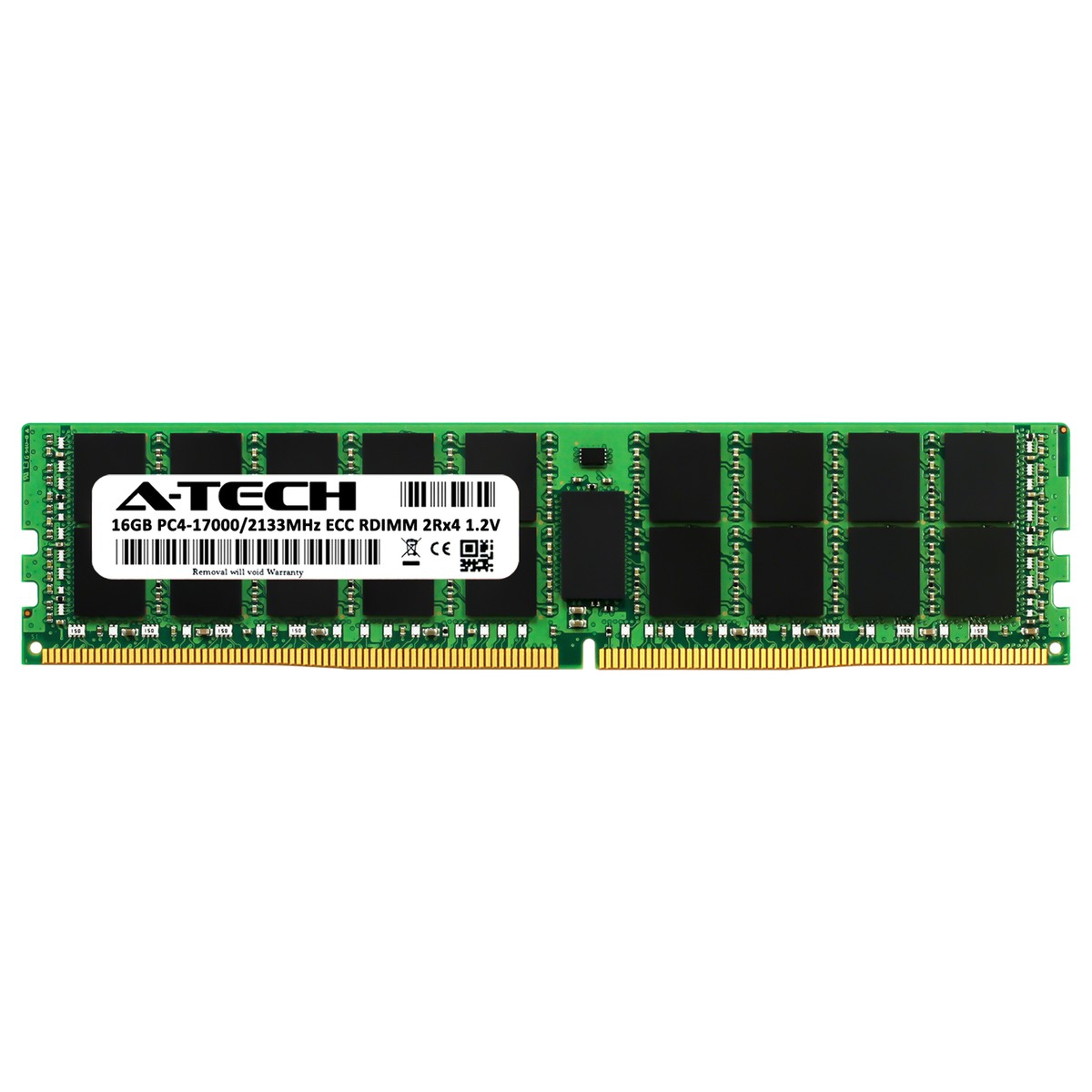 16GB DDR4-2133 PC4-17000 1.2 ECC RDIMM (HP J9P83AA Equivalent 