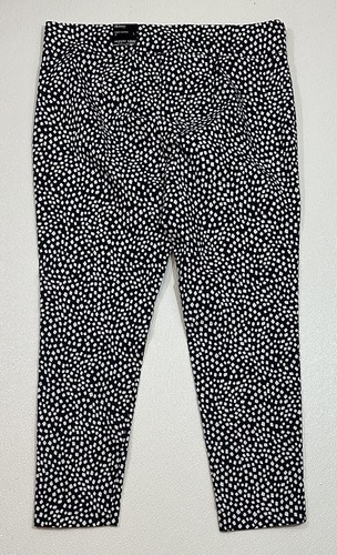 Alfani Plus Size 18W Dark Navy White Polka Square Skinny Tummy Control Pants NWT - Picture 4 of 11