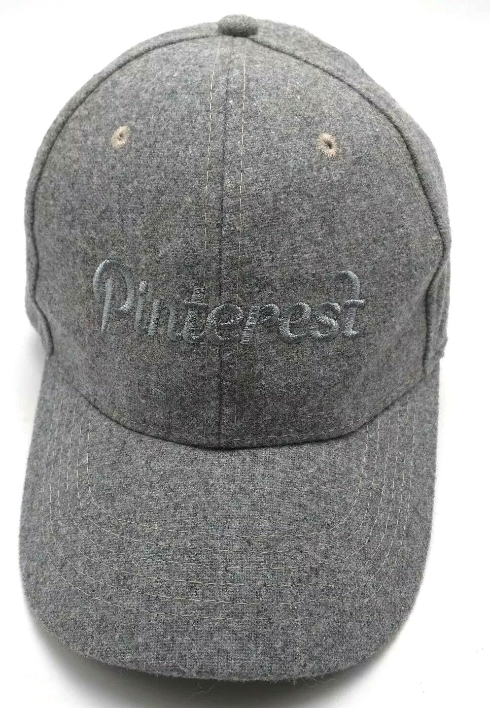 PINTEREST lightweight gray adjustable cap / hat -… - image 1