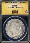 1883-S $1 Morgan Silver Dollar ANACS AU 50 Details