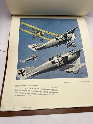 34 IMPRESIONES! Impresiones artísticas Leach Corp Primera Guerra Mundial Heritage Of The Air DE '59 - '68 (3 Dups - Imagen 15 de 24