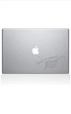 The Decal Guru Have a Good Day Sting Ray MacBook Decal Vinyl Sticker - 15"
