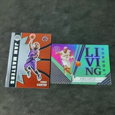 2020-21 NBA Panini Illusions Vince Carter #17 Living Legends Acetate Emerald