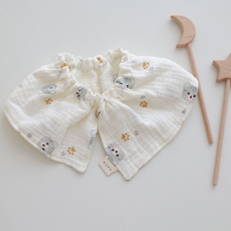 Baby Bibs Cotton Gauze Bibs Soft & Gentle Newborns Bibs Breathable Baby