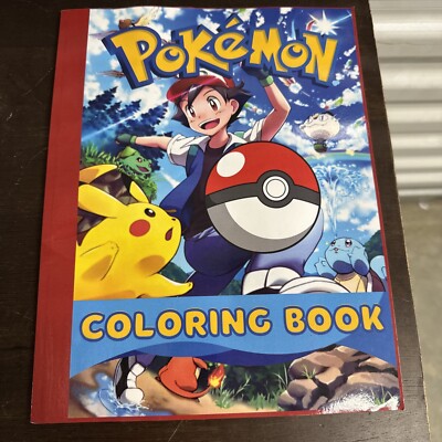 Pokmon Coloring Book: Amazing Fun Coloring Adventures for Kids, Draw De - GOOD