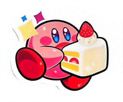 Nintendo KIRBY Dream Land Adventures Epic Yarn Anime Water Resistant Sticker