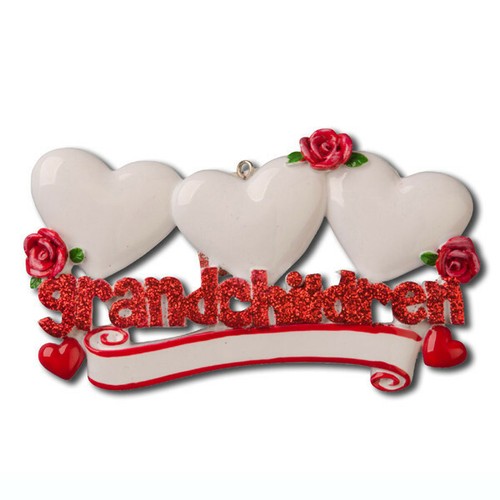 Grandchildren Family 2 3 4 5 6 7 8 9 Personalized Christmas Ornament - Picture 7 of 34