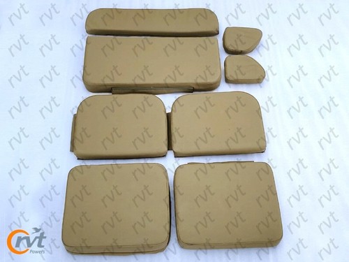 For Willys Jeep MB Ford GPW Top + Cushion Set G-503-WWII OD Green 750 GSM Canvas - Picture 8 of 18