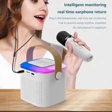 Bluetooth Speaker Karaoke Machine Dual Microphone Portable Outdoor Paty K Song