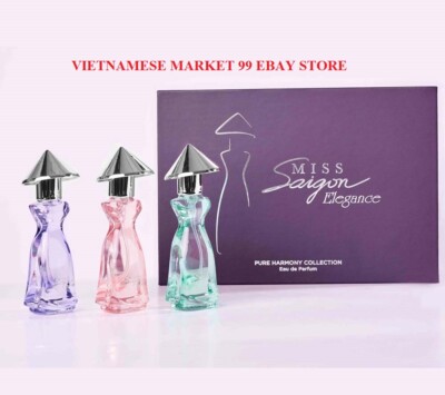 MISS Saigon Elegance ベトナム　香水セット Miss Saigon Elegance Perfume Gift Set – 3 Bottles (15ml each) | eBay