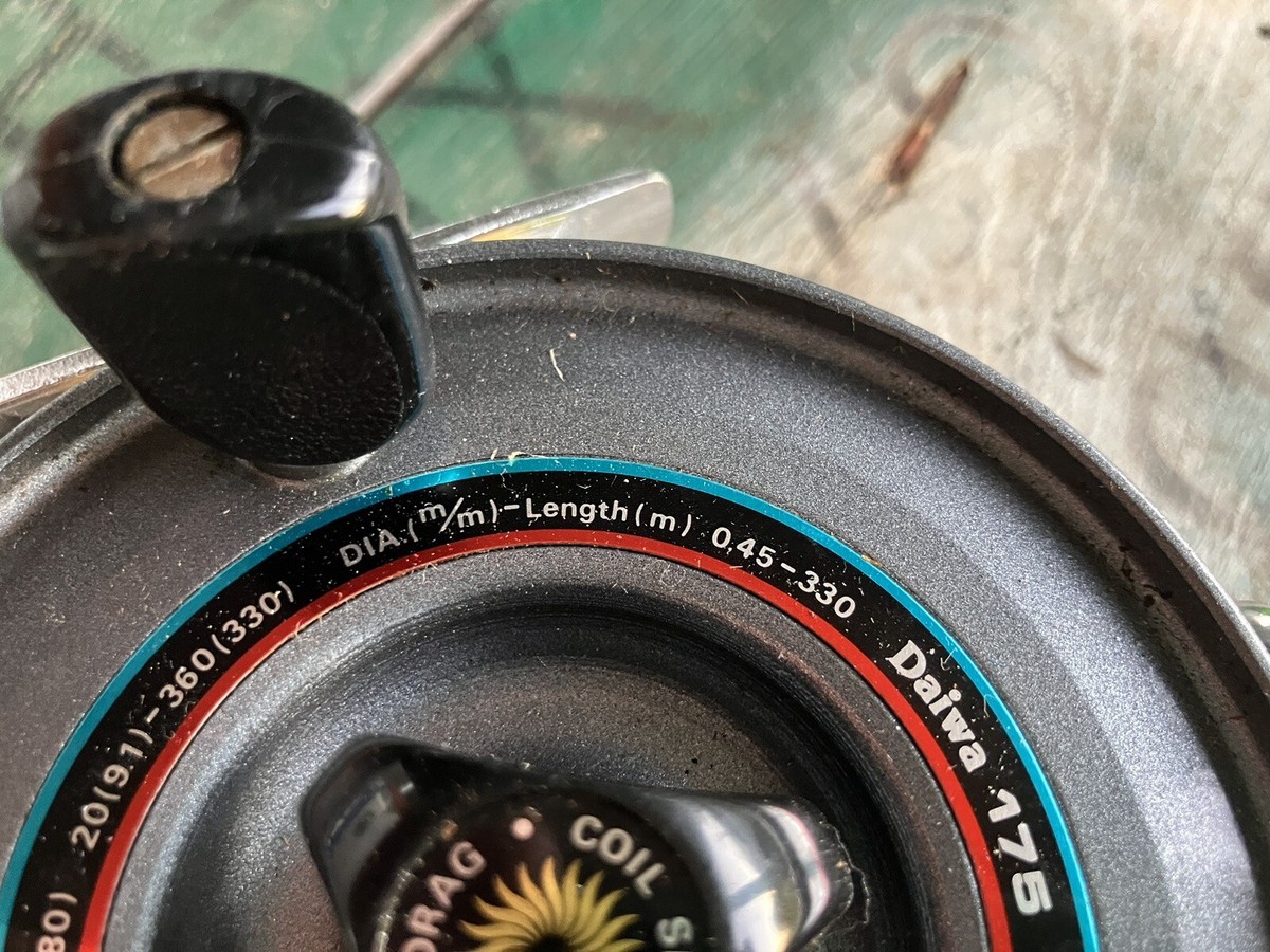 Vintage Daiwa 175 Seiko Japan Fishing Reel Ocean Fly Mooching With